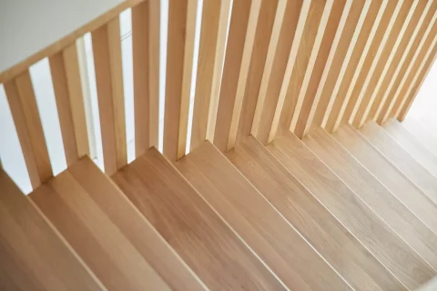 grenen houten trap