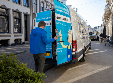 Een bijzondere bestelling: zes trappen in één keer!
