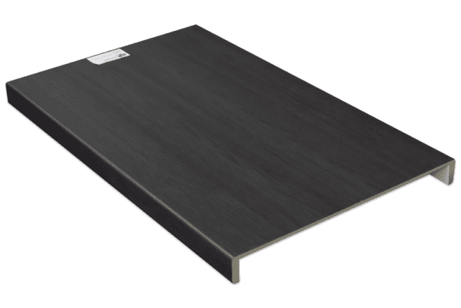 Dubbele HPL overzettrede Black [0901] - 1,5 meter