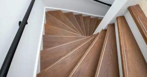 Trapbekleding hout