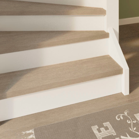 Trapbekleden hout