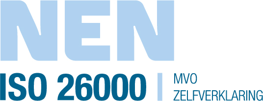 Logo NEN ISO 26000 zelfverklaring MVO